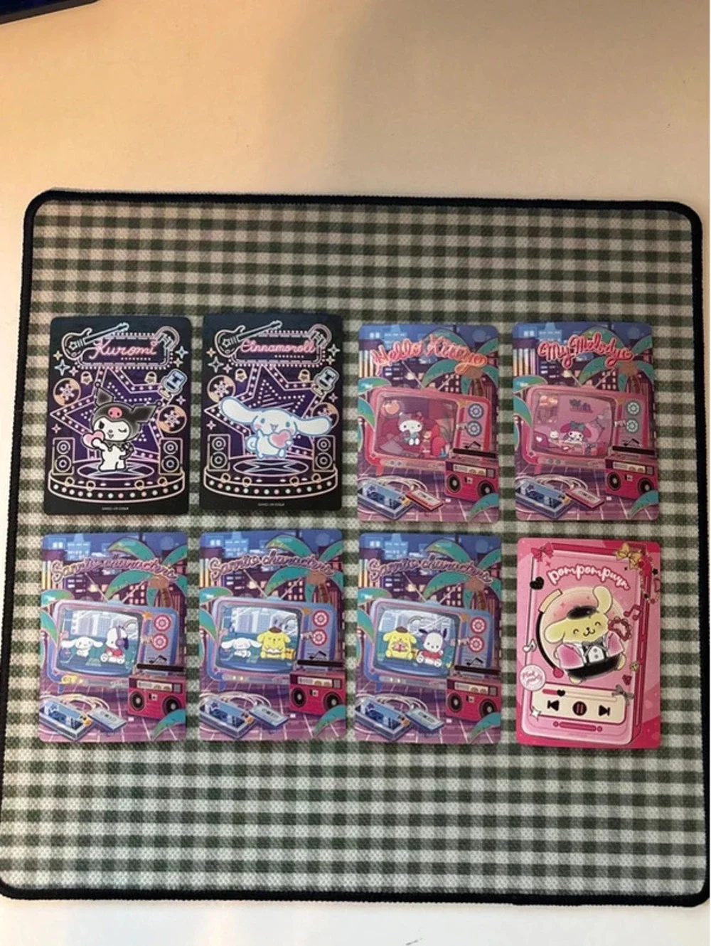 Sanrio ssr + ur + pr Trading Card Lot of 8